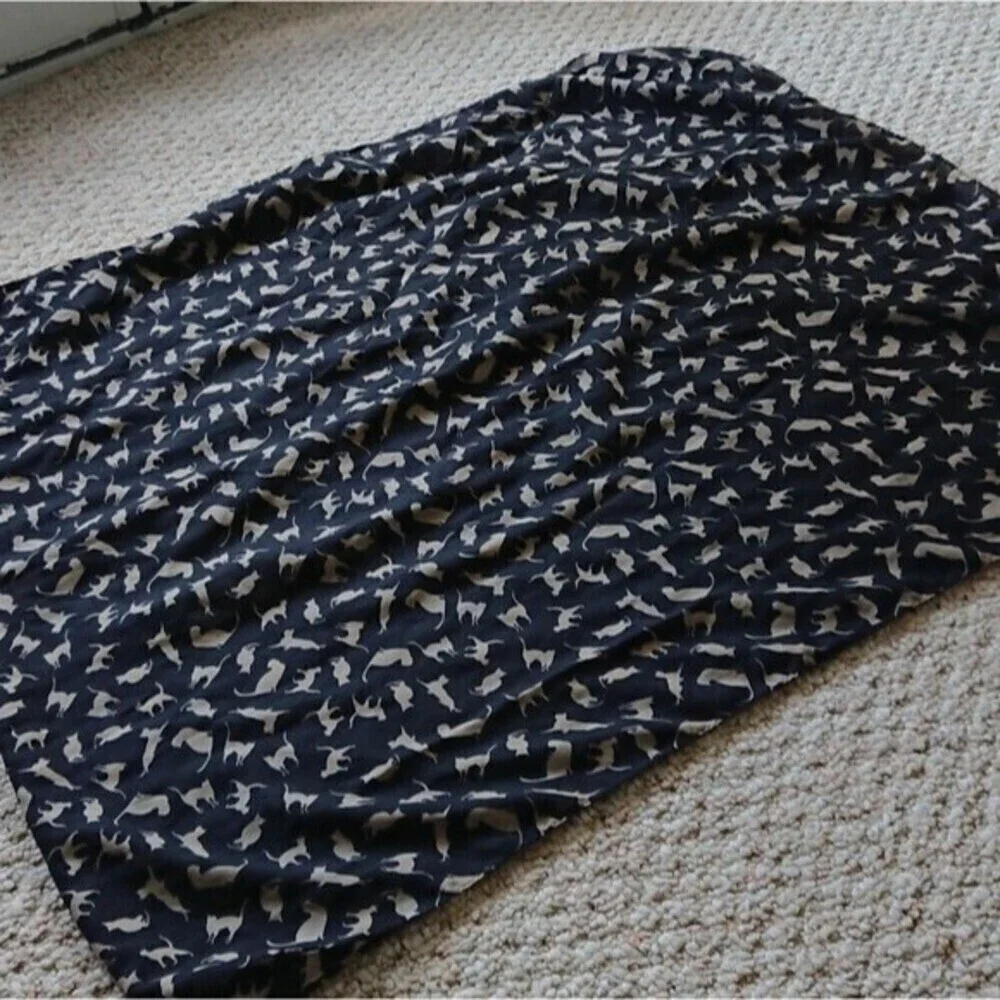 Dancing Cat Chiffon Scarf
